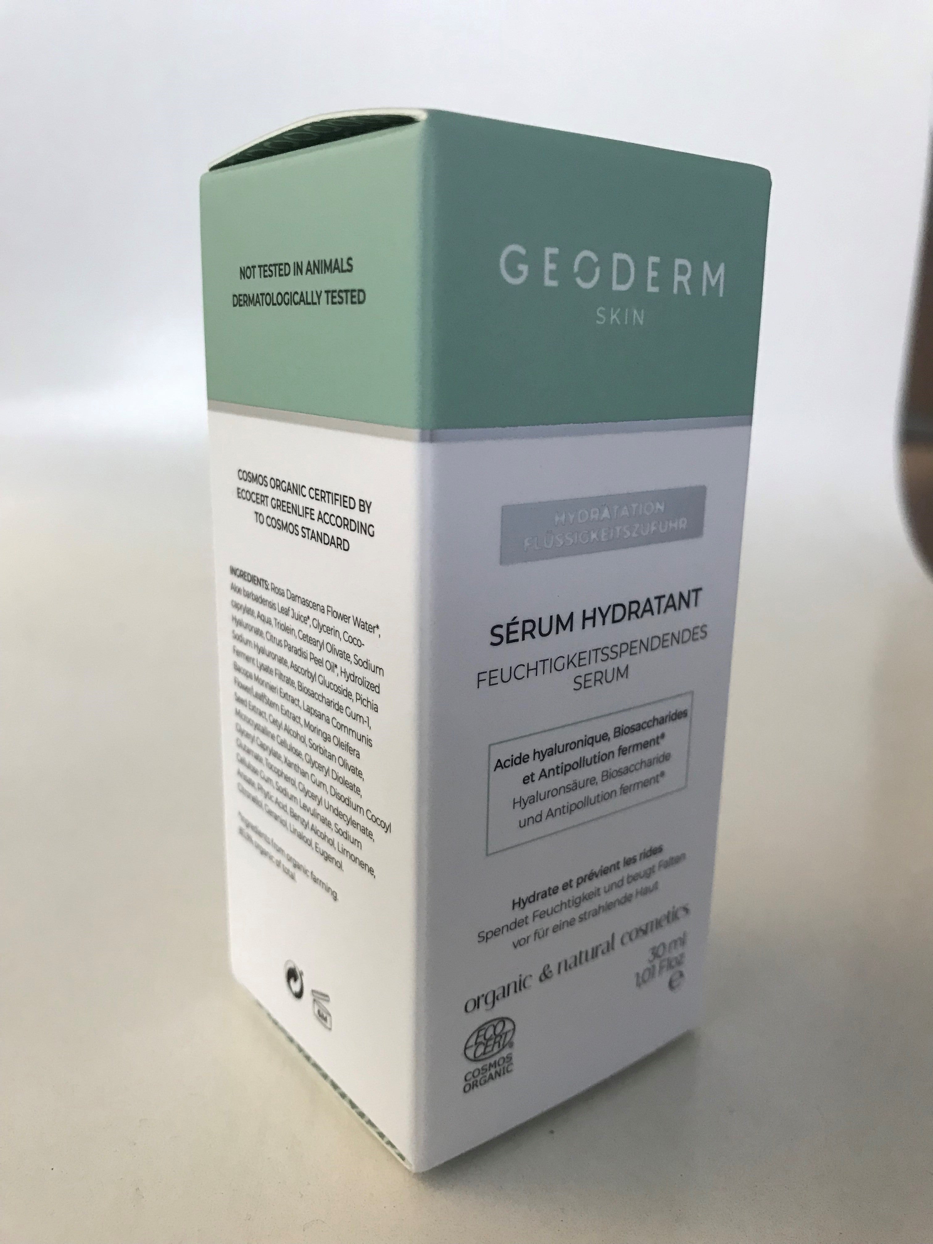 Geoderm - Moisturizing Serum 30ml (Luomusertifioitu & Vegaaninen)