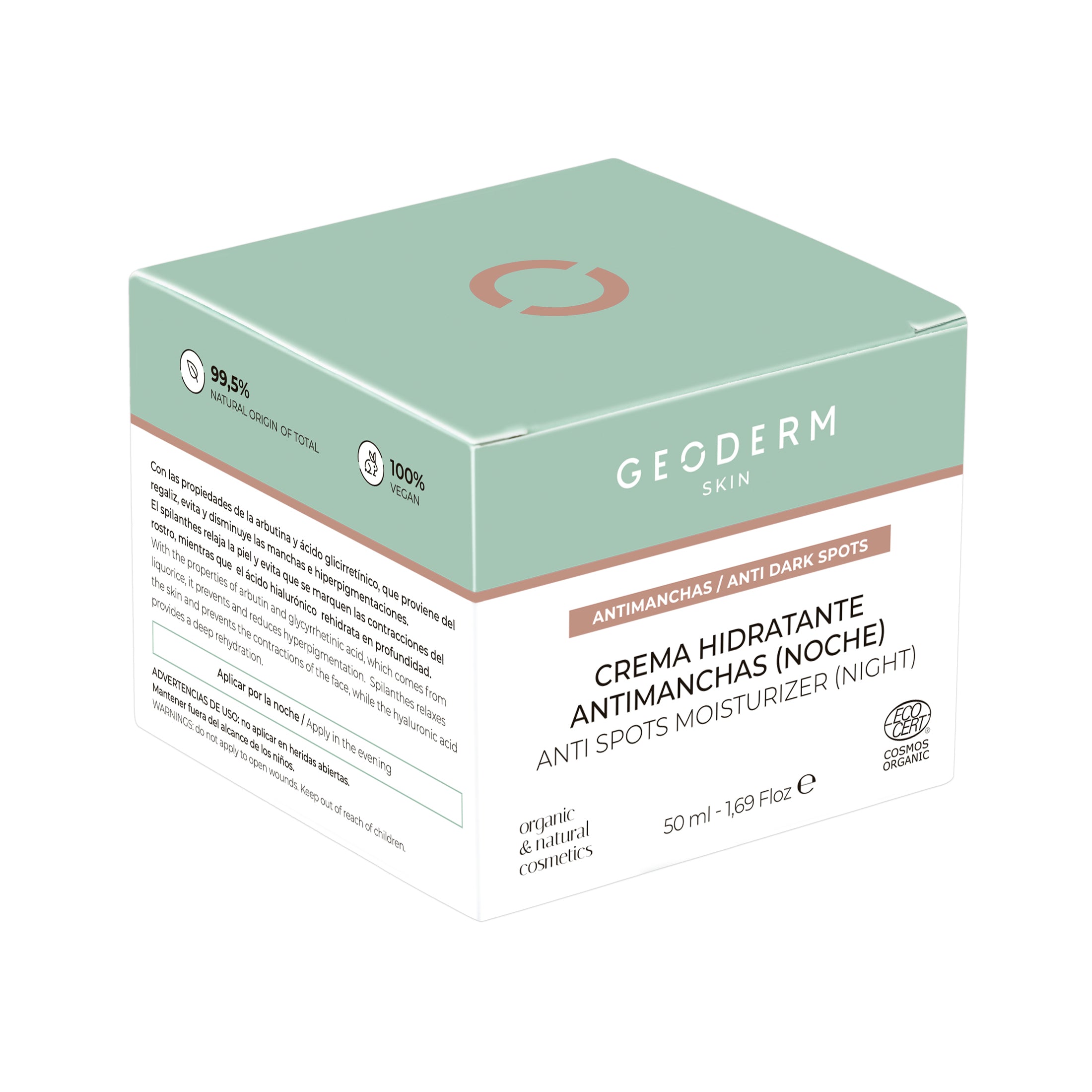 Geoderm - Anti Spots Moisturizer - Night 50ml (Luomusertifioitu & Vegaaninen)