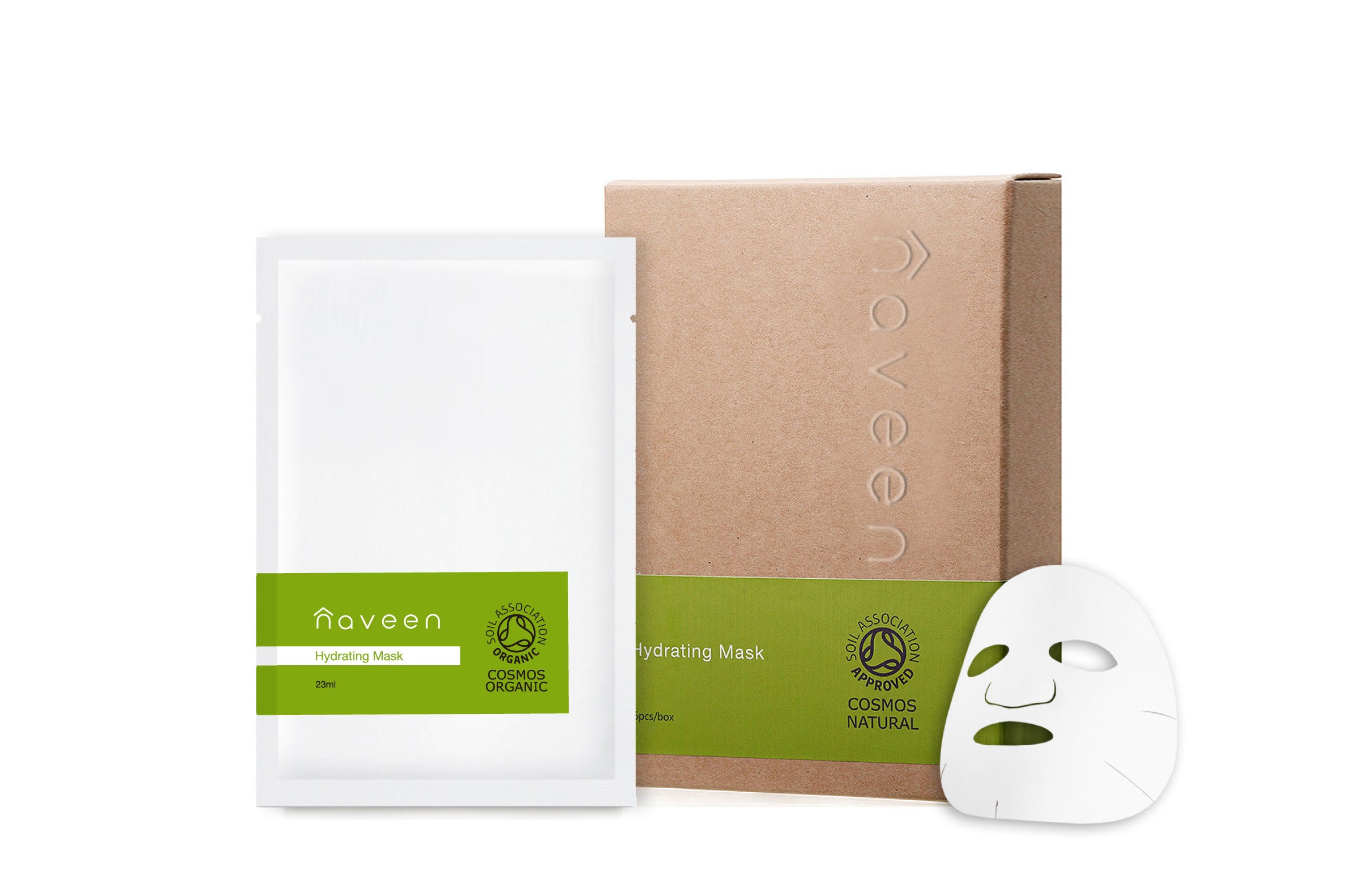Naveen - Hydrating Mask 23ml x 3 (Luomusertifioitu & Vegaaninen)