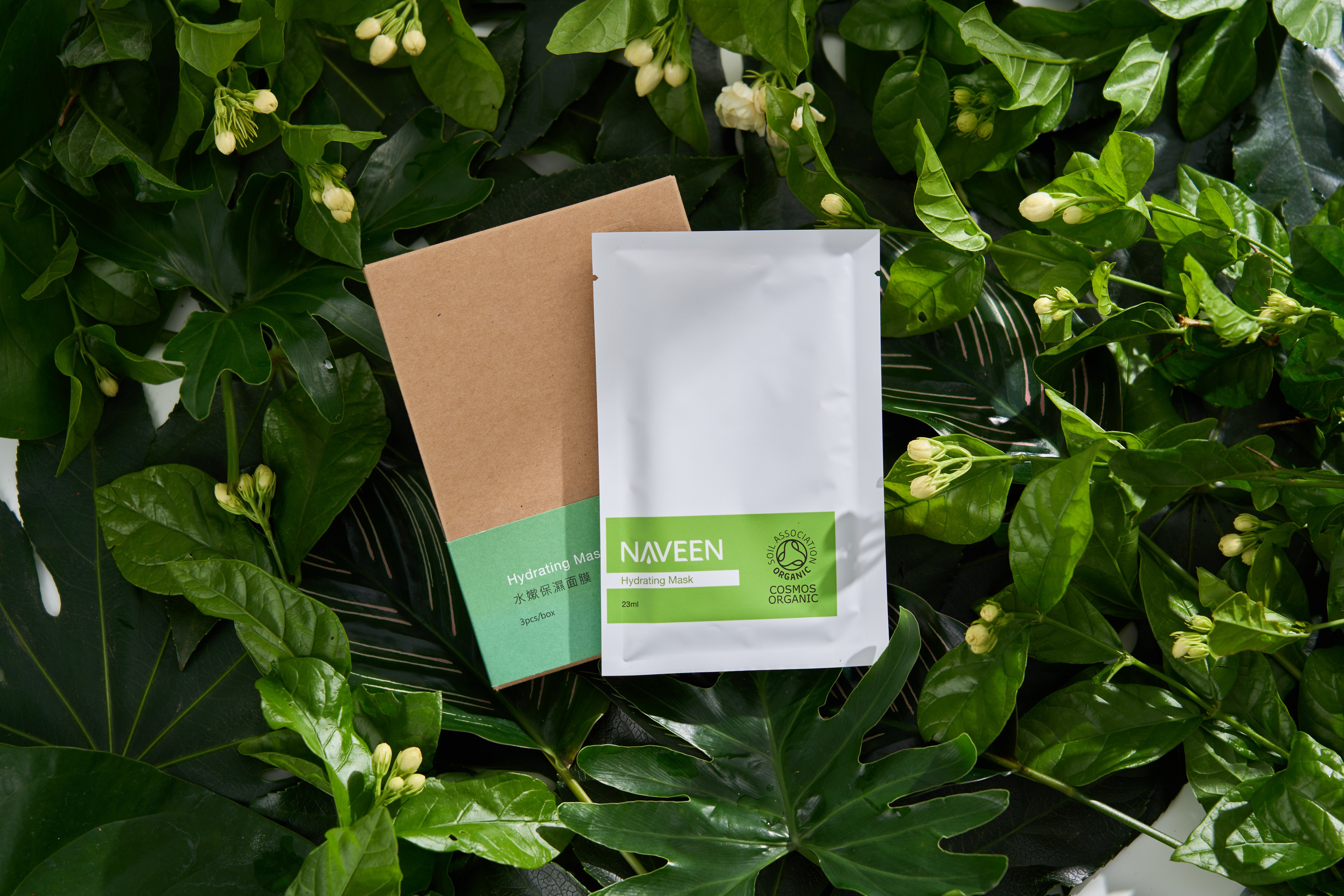 Naveen - Hydrating Mask 23ml x 3 (Luomusertifioitu & Vegaaninen)